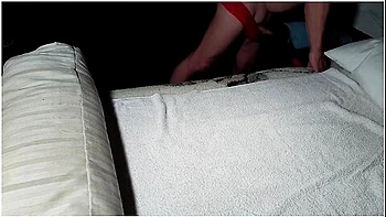 Old Barres Prepares Everything For My Clit Massage