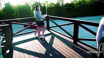 Sa cute fuck at the office: Blowjob, Doggy  Cowgirl Porn