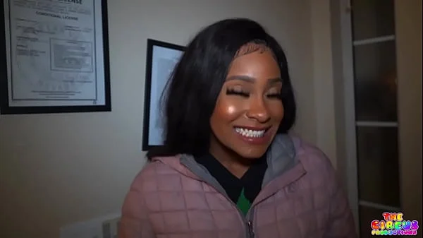 Nyny Lew matches with Gibby The Clown on Tinder and ends up getting fucked hard