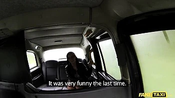 Backseat sex in the missionary pose with a hot model John Petty