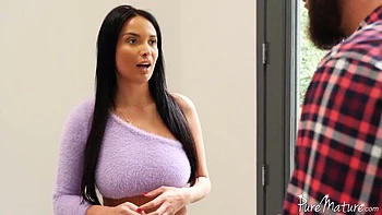 Big-boobed chick Anissa Kate is enjoying intensive anal penetration