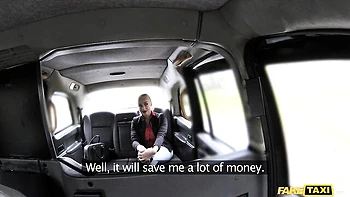 Backseat fuck in the doggy style with a hot blonde John Petty