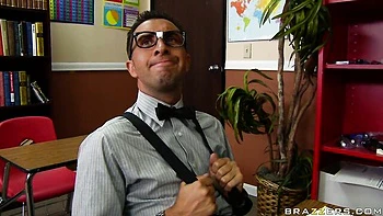 Classroom hardcore fuck with a cum-swallowing Tabitha Stevens