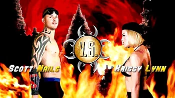 Submissive busty blonde Krissy Lynn screwed by her lovely master