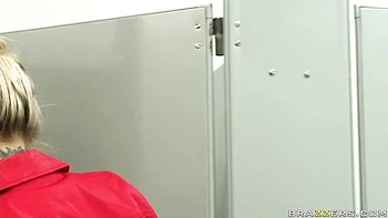 Aesthetic sex in the doggy style with a big-bottomed blonde Devon Lee