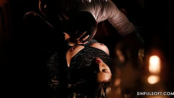 Glamorous model Georgia Koneva sensually fucked in the doggy style