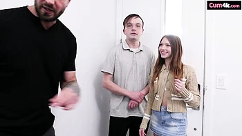 Good young babe with shaved pussy Myra Moans rammed by big cock