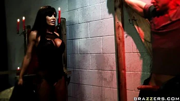 Busty dolls Asa Akira and Lisa Ann love hardcore fuck so much