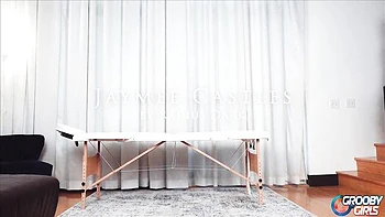 Energetic dear's black stockings scene