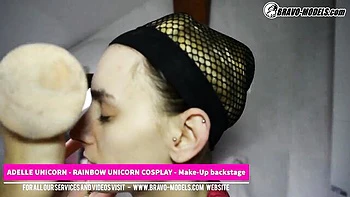 Adelle Unicorn and Adelle's babe clip by Bravo Models