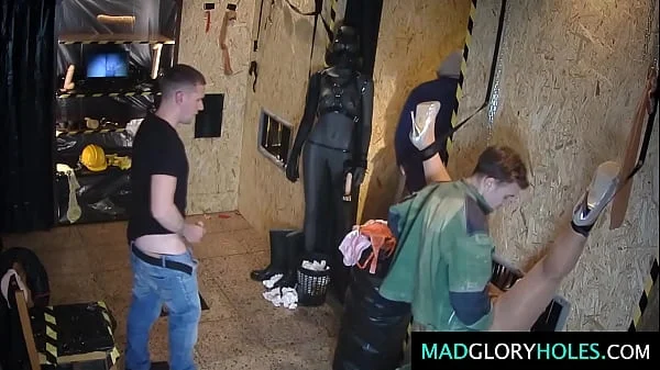 Big Tits MILF GangBanged and Eating Cum