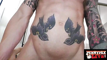 Penny Pax Live featuring Penny Pax and Alex Legend's big cock movie