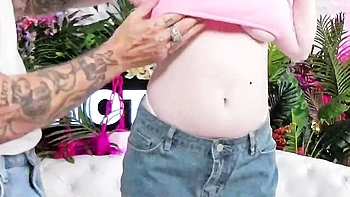 Muscular men clip with flashy Bryan Gozzling and Gigi Sweets from Hookup Hotshot