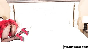 Luring Catalina's big tits sex