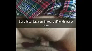 Your girlfriend allowed him to cum inside her pussy in ovulation day!! - Cuckold Captions - Milky Mari