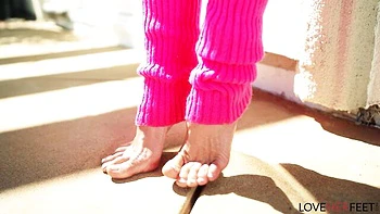 Masturbation scene with rough girlfriend from Love Her Feet