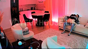 Amateur latin caught by hidden cam