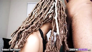 Mysterious Tiny Ebony and Bri's tattoo porn