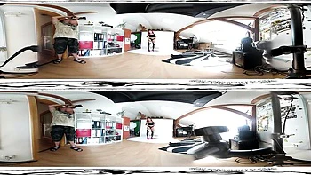 Stunning doxy at virtual reality smut