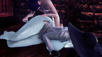 Alcina Dimitrescu Takes Anal Beads Dildo up Her Ass - Resident Evil Village Porn Parody