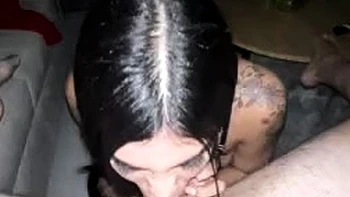 Michell Garcia Sucks Big Cock POV