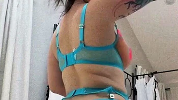 Brunette Babe Solo Masturbates with Ass Toys