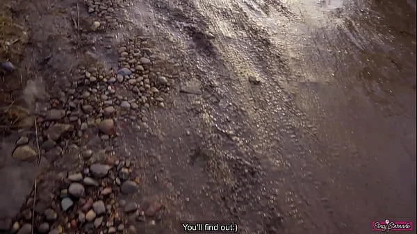 I met ex-girlfriend, teen slut, she offered to do a blowjob on the street.