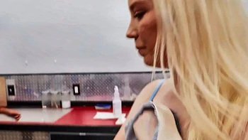 Gigi Strips & Gets Fucked Hardcore in Tattoo Shop