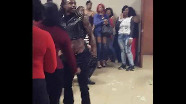 Skinny Stripper Gets In BBW Pants