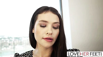 Toe sucking video with hot baby from Love Her Feet