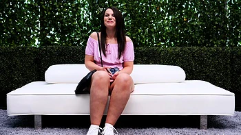 Petite small tit babe with perfect pussy masturbates