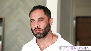 Busty Damon Dice and Kay Lovely brazzers tit worship