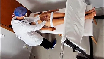 Brazilian Teen Redhead Gets Her Ass Fingered By Fake Gynecologist Doggy Style