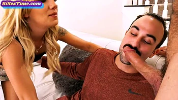 Stunning blonde enjoys analtrain