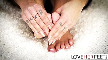 Good-looking Dean Van Damme's sole worship dirt