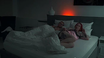 Spying on my redhead girlfriend before fucking her