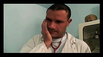 Bad Doctor Fucks Hot Blonde Teen in Office - Blowjob & Stockings