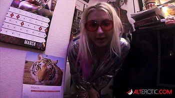 Slutty Leya Falcon Masturbates Her Huge Tits