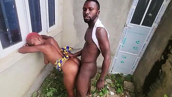 Amateur Nigerian Big Ass Doggy Style Fucking with Switcock