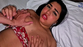We Fucked Hot Brunette Milf at Motel While Hubby Travels US