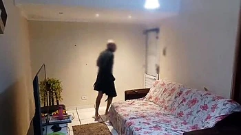 Wife Blindfolded Prank: Sneaky Blowjob & Cumshot from Hidden Friend