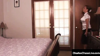 Charlee Chase and Amber Lynn’s hairy pussy threesome