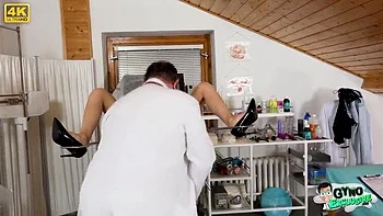 Nikki Riddle Shaking Orgasm on Gyno Chair - Young Girl Leg Trembling & Screaming in English 4K