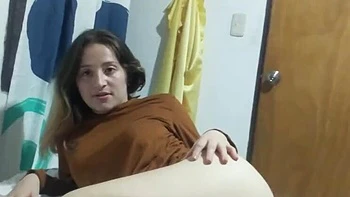 Blonde Step Sister Ashleysoy Naked POV Rough Sex & Cum Swallow