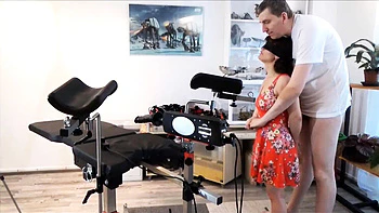 German Slave Girl Gets Deep Throat and BDSM Humiliation