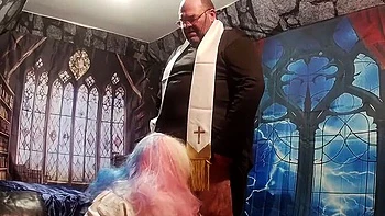 Naughty British College Girl Gets Spanked and Gives Deep Blowjob