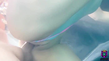 Latina BBW Yinileon Gets Wild Outdoor Anal Fuck