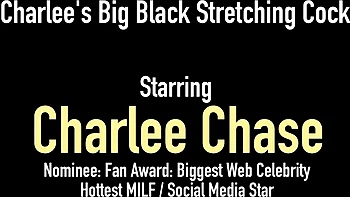 Charlee Chase solo dildo fun, big tits milf