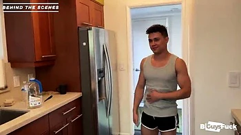 19yo Brianna Moore Watches Guys Kiss & Giggles Before Big Dick Fucks Her
