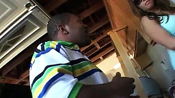 Brunette Brooke Sucks and Fucks Huge BBC Deep Throat